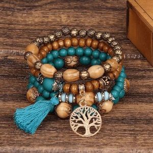 New bracelet, Tree of life Pendant multilayer
Beaded Bracelets